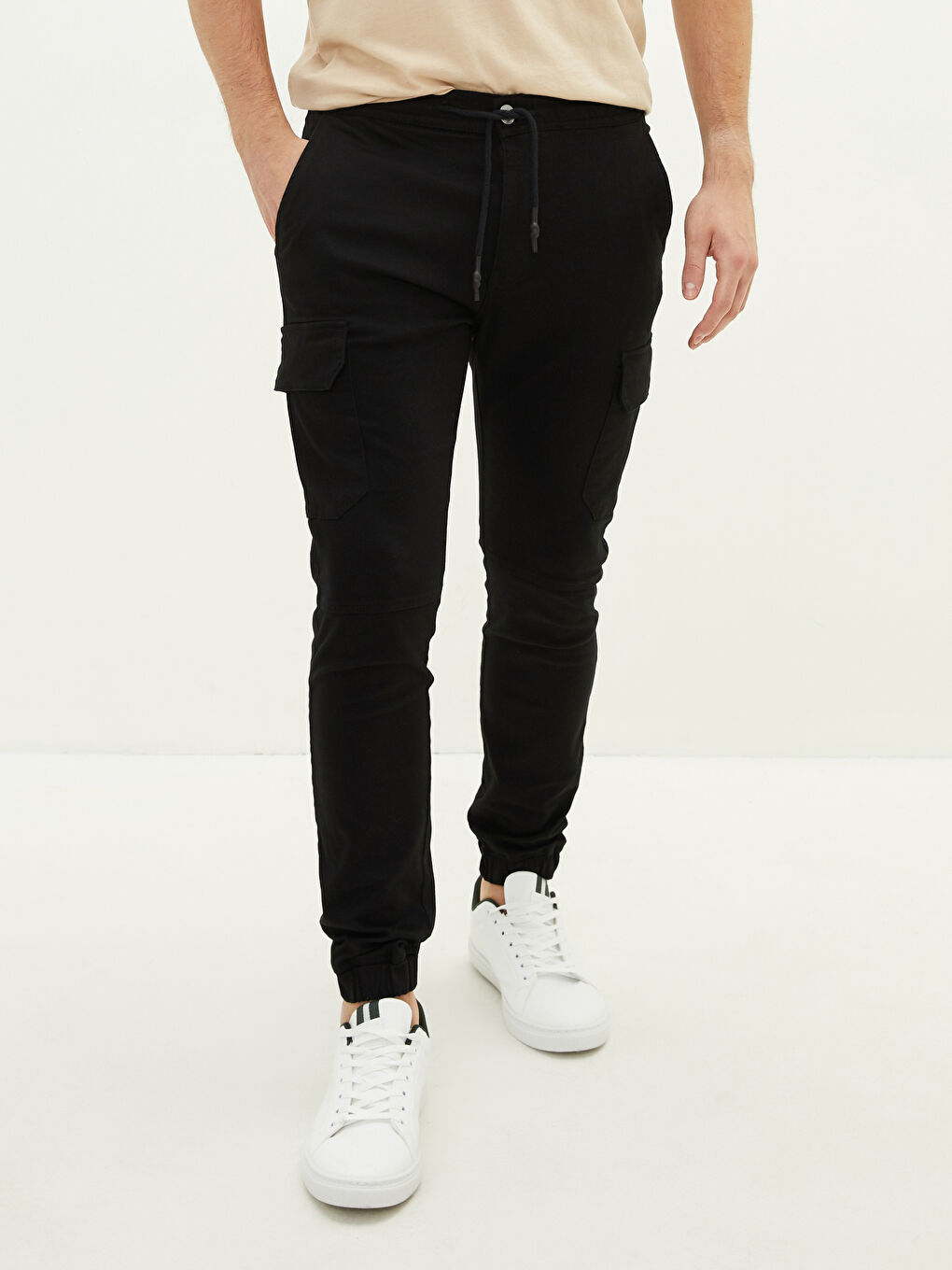 XSIDE Schlanke Passform Twill Herren Cargo-Hosen -W1EY99Z8-RQL