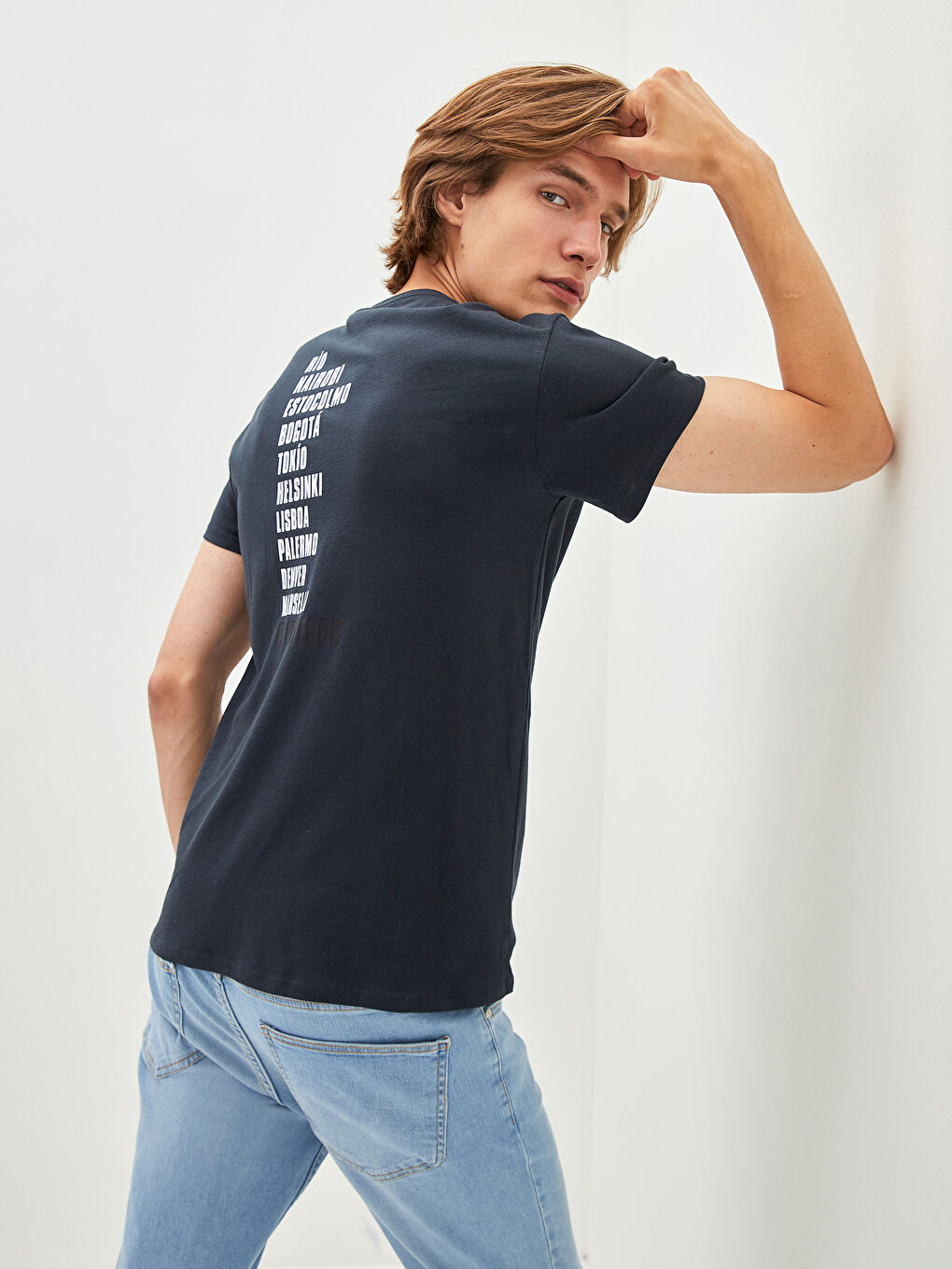 Crew Neck Short Sleeve La Casa De Papel Printed Combed Cotton Men's T-Shirt -W1FA21Z8-HEF