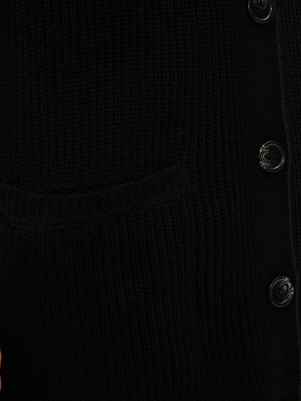 V-Neck Pocket Detailed Women's Knitwear Vest-2