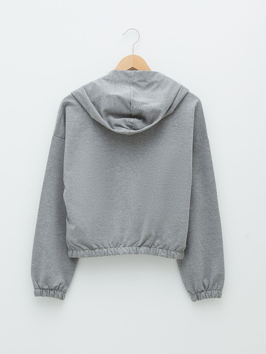 Hooded Collar Regular Long Sleeve Women's Sports Cardigan-6