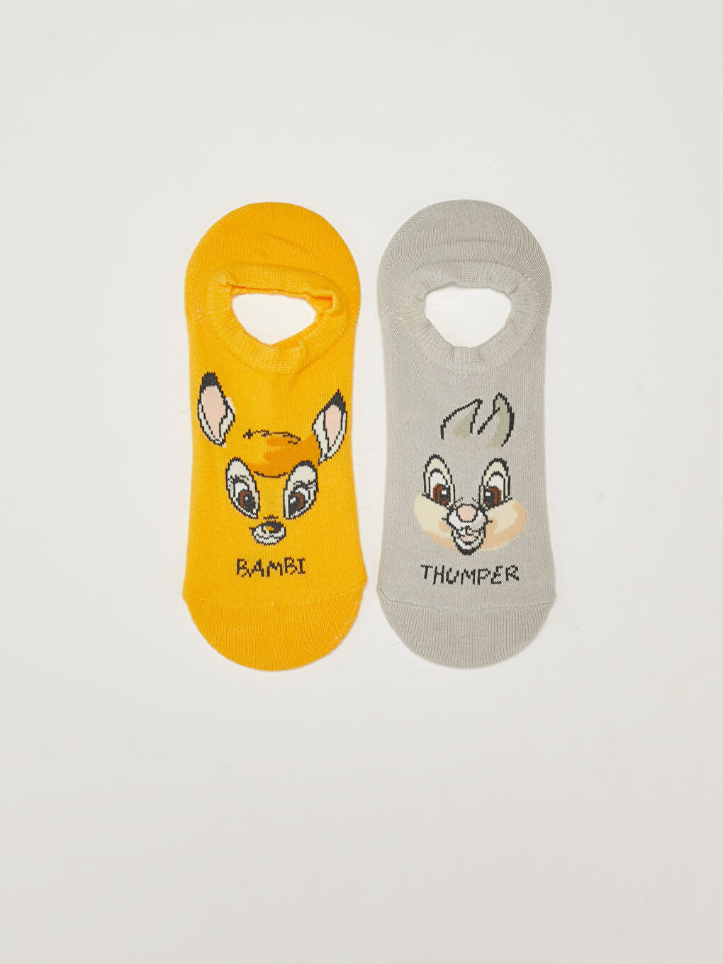 Bambi Printed Cotton Women's Booties Socks 2-Pack-1