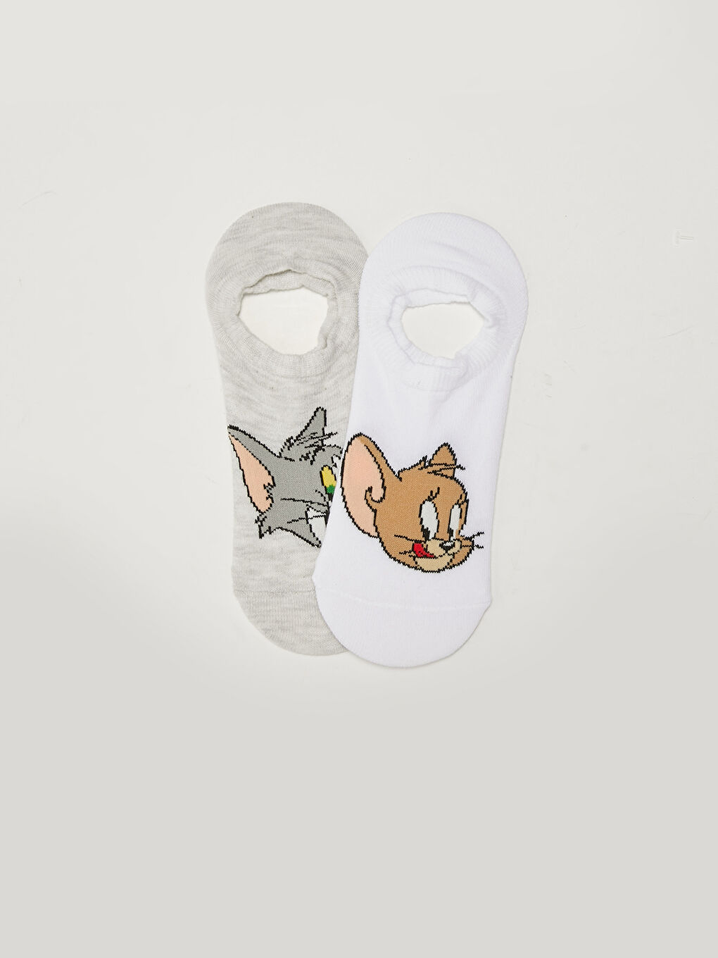 Tom and Jerry Printed Cotton Women's Booties Socks 2-Pack