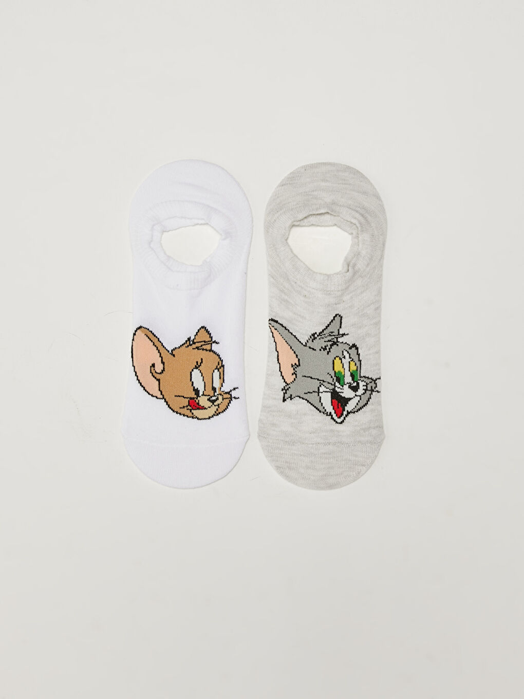 Tom and Jerry Printed Cotton Women's Booties Socks 2-Pack-1