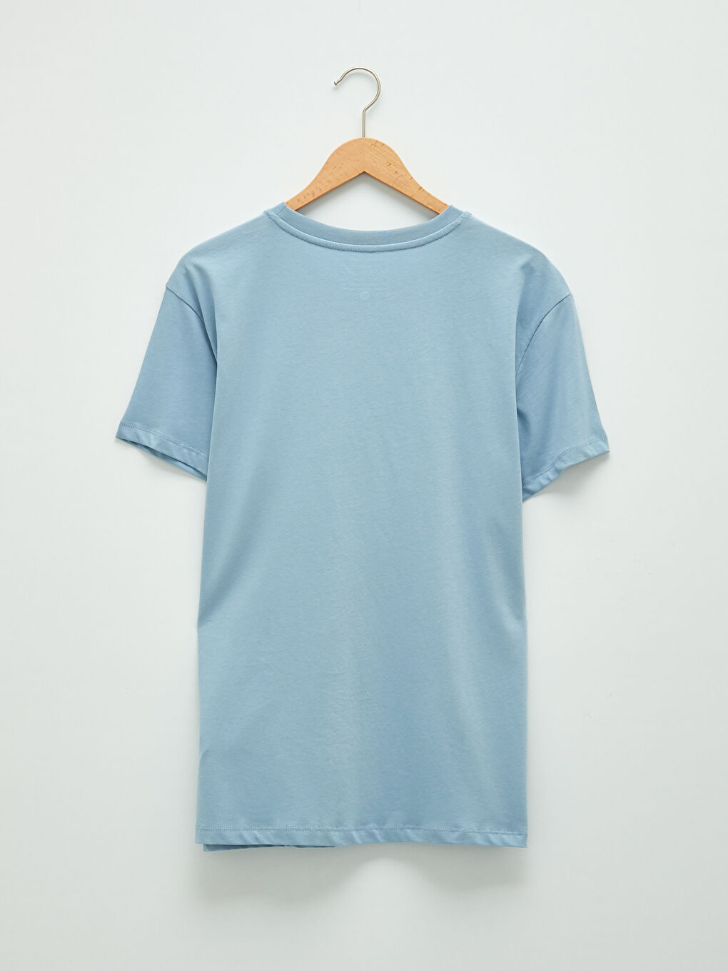 Mavi Bisiklet Yaka Kısa Kollu Baskılı Penye Erkek Tişört-6