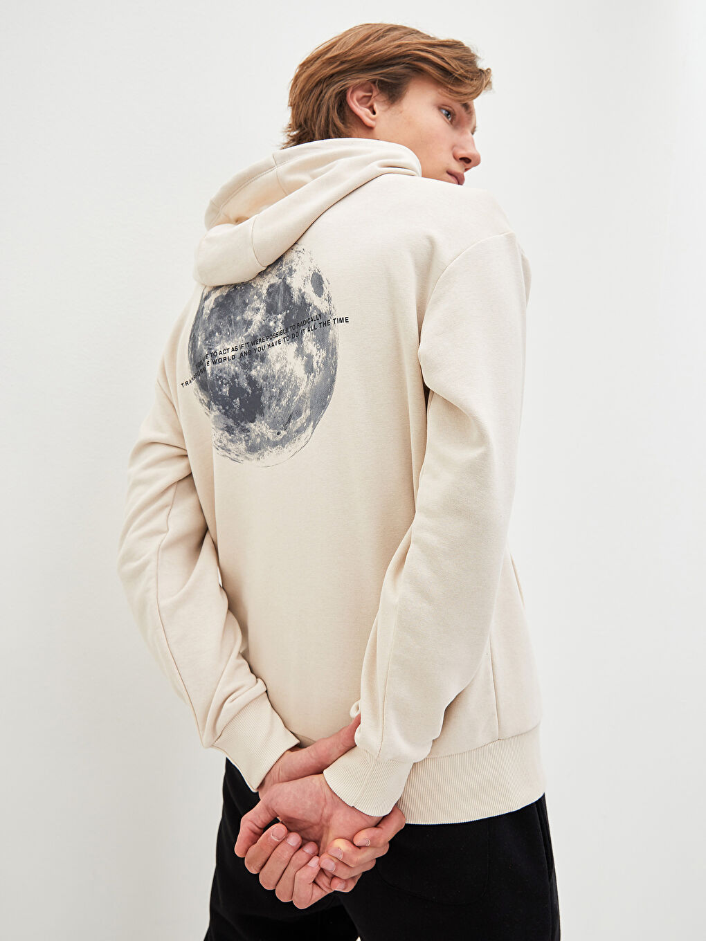 Худи Мужское Оверсайз С Принтом И Капюшоном Утепленное-3