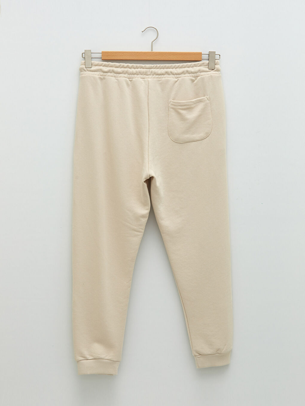 Bej Standart Kalıp Erkek Jogger Eşofman Altı-9