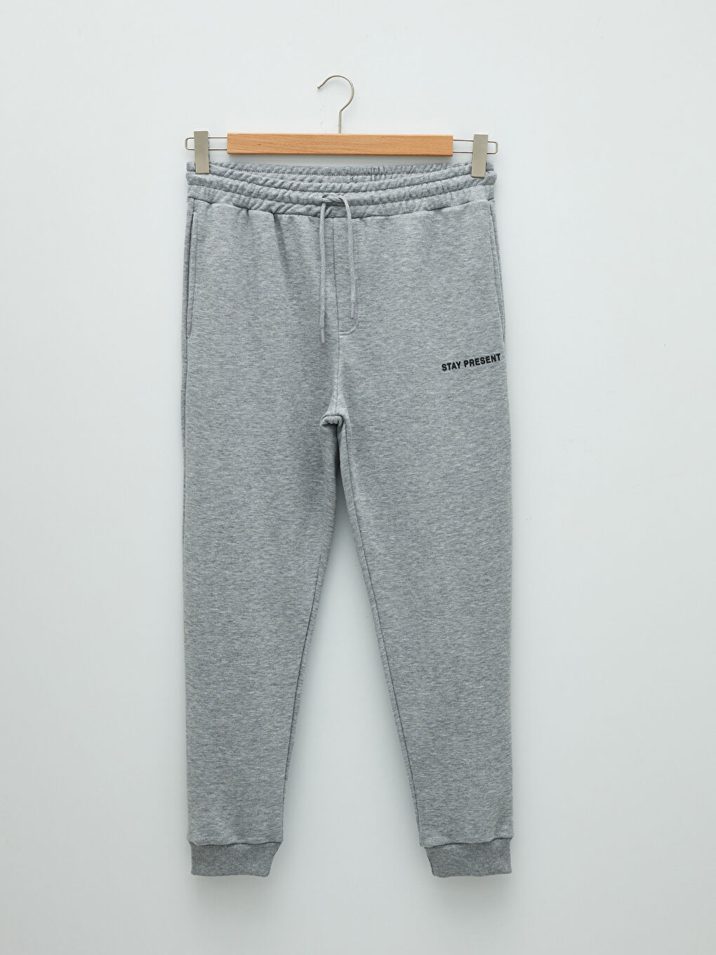 Gri Standart Kalıp Erkek Jogger Eşofman Altı-7