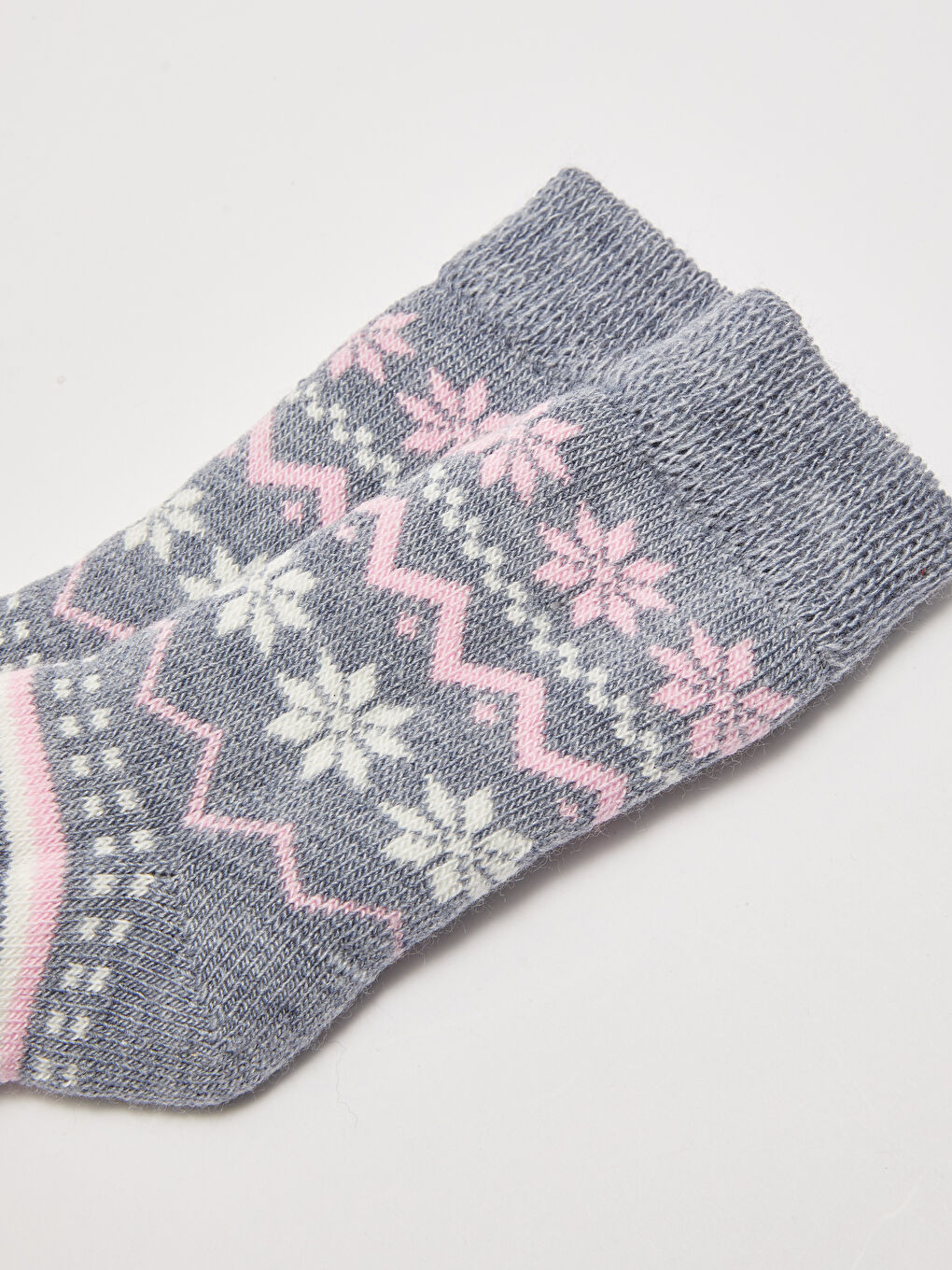 Patterned Thermal Girl's Socks-3