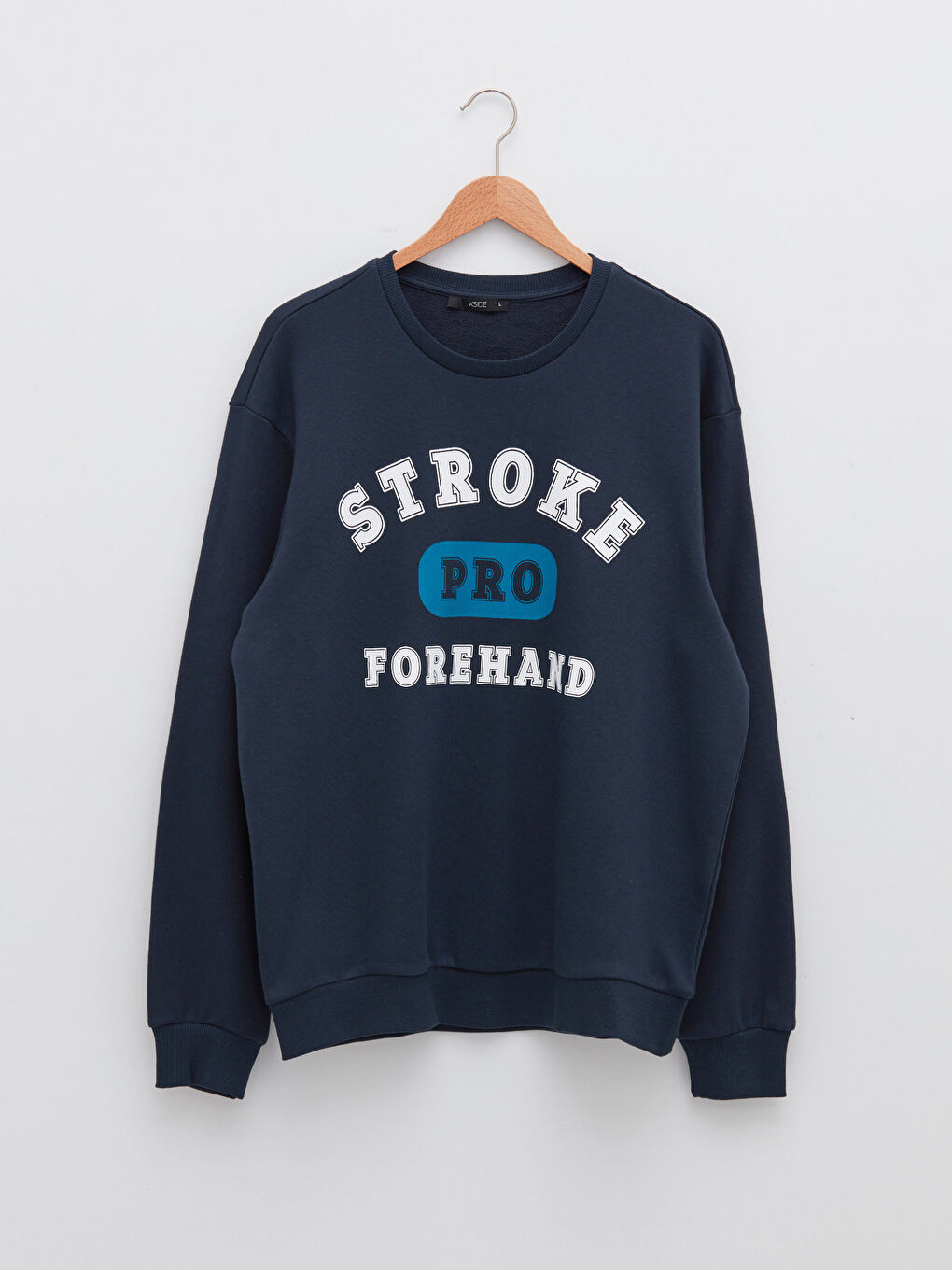 Crew Neck Long Sleeve Printed Men's Sweatshirt-5