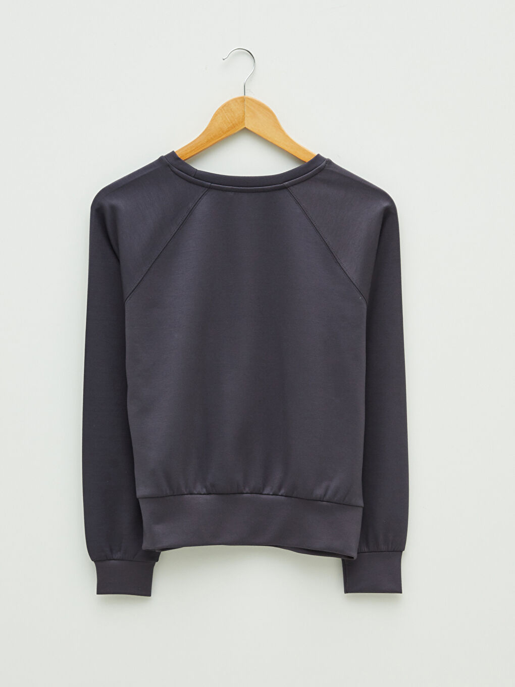 LCW Vision Rundhalsausschnitt Schlicht Langarm Damen-Sweatshirt -W1FE17Z8-HGV