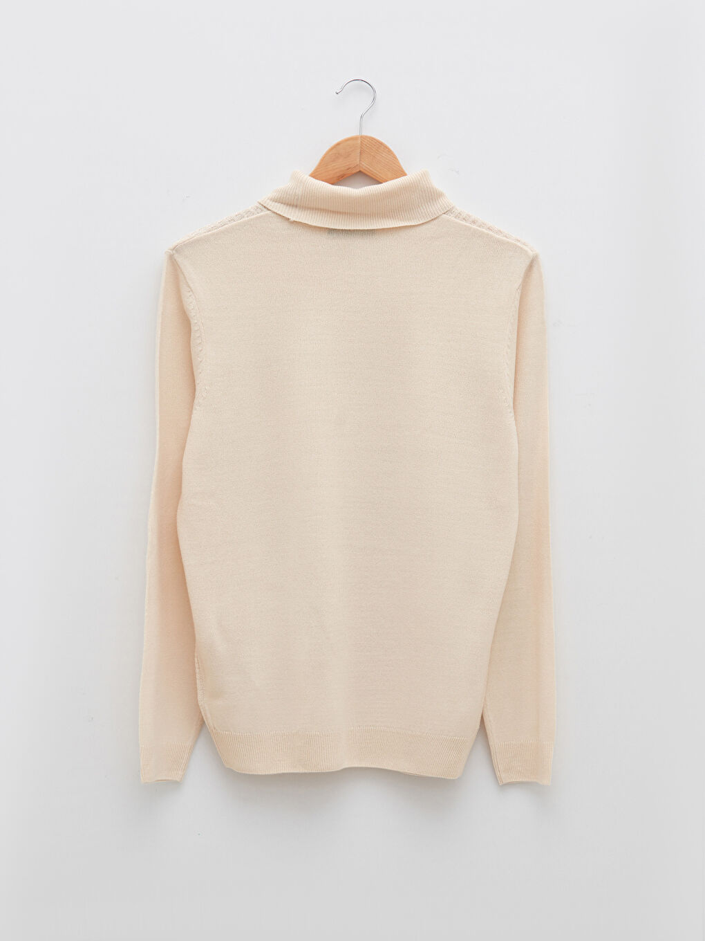 Turtleneck Long Sleeve Men's Knitwear Sweater-6