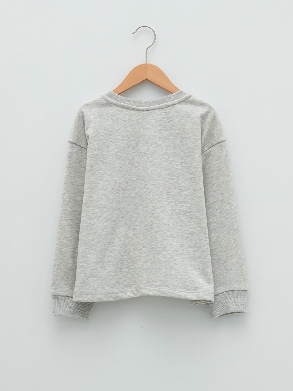 Hanorac Guler Rotund Imprimat Mânecă Lungă pentru Fete-1