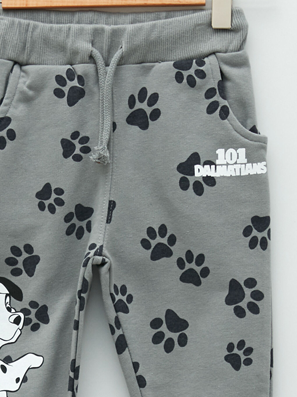 وسط مضلع بنطلون رياضي مطبوع 101 كلب مرقش - اولاد رضع-2