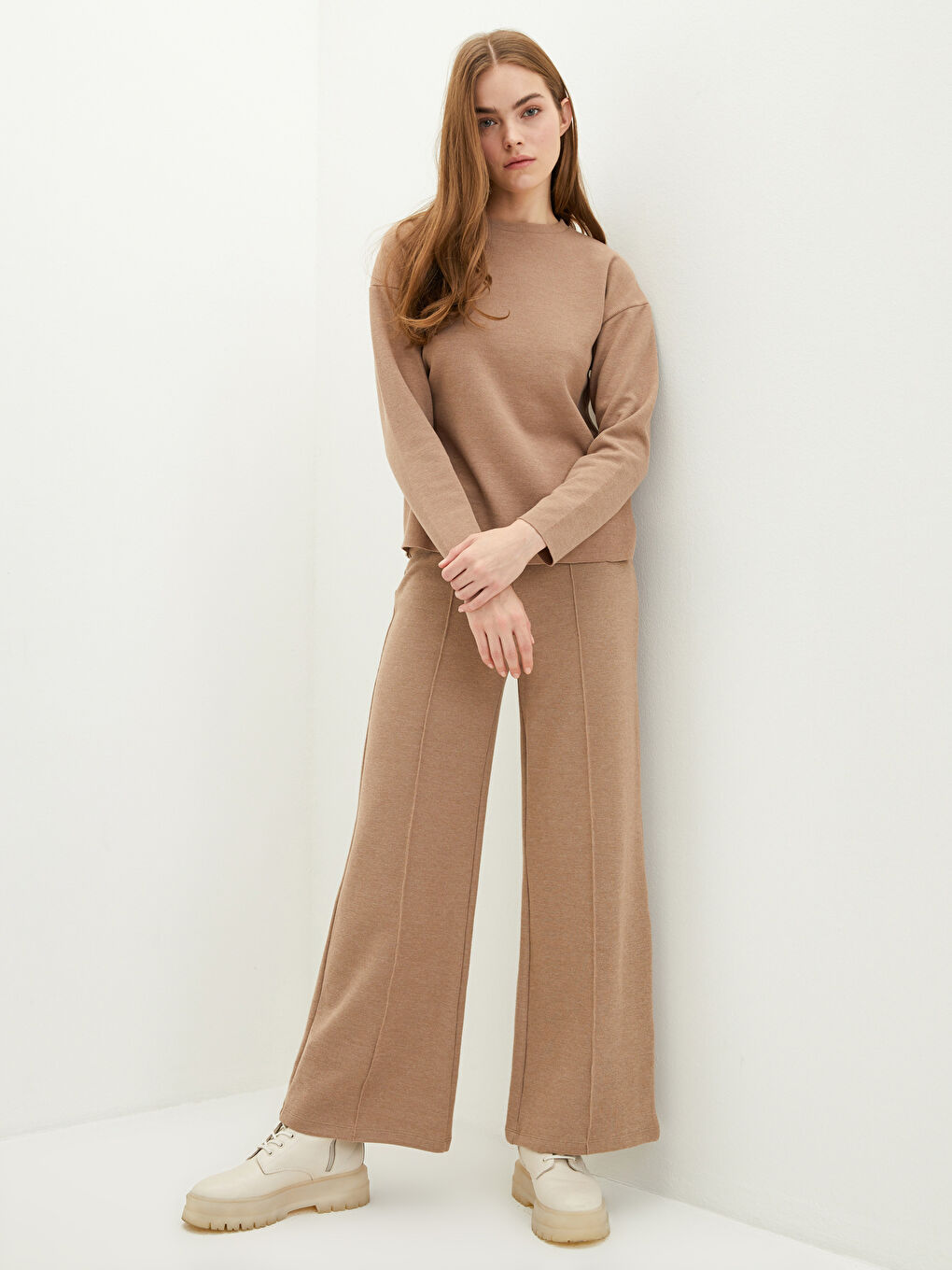 LCW Vision Elastic Waist Ankle Length Women's Sweatpants -W1FF50Z8-EEV
