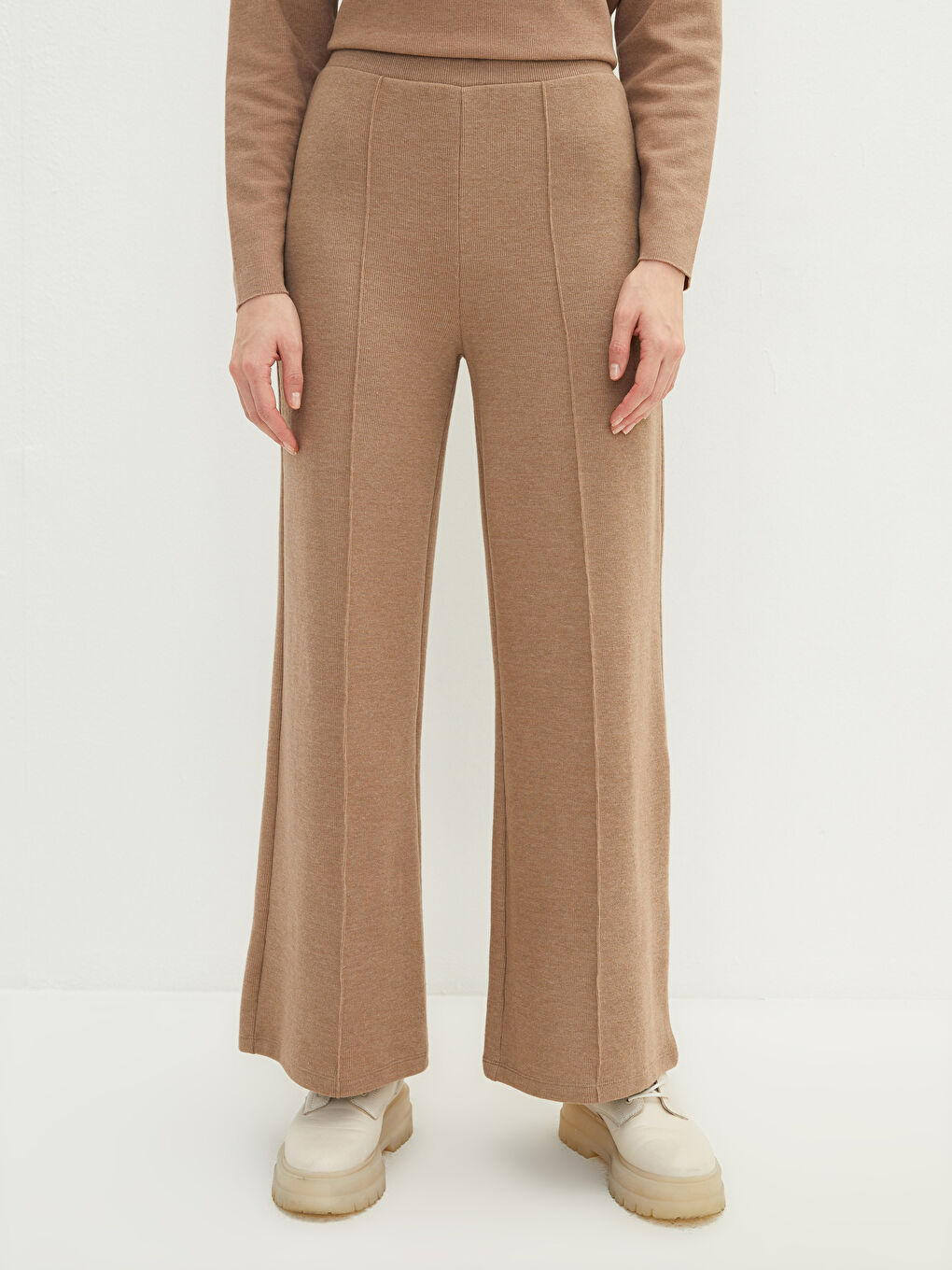 LCW Vision Elastic Waist Ankle Length Women's Sweatpants -W1FF50Z8-EEV