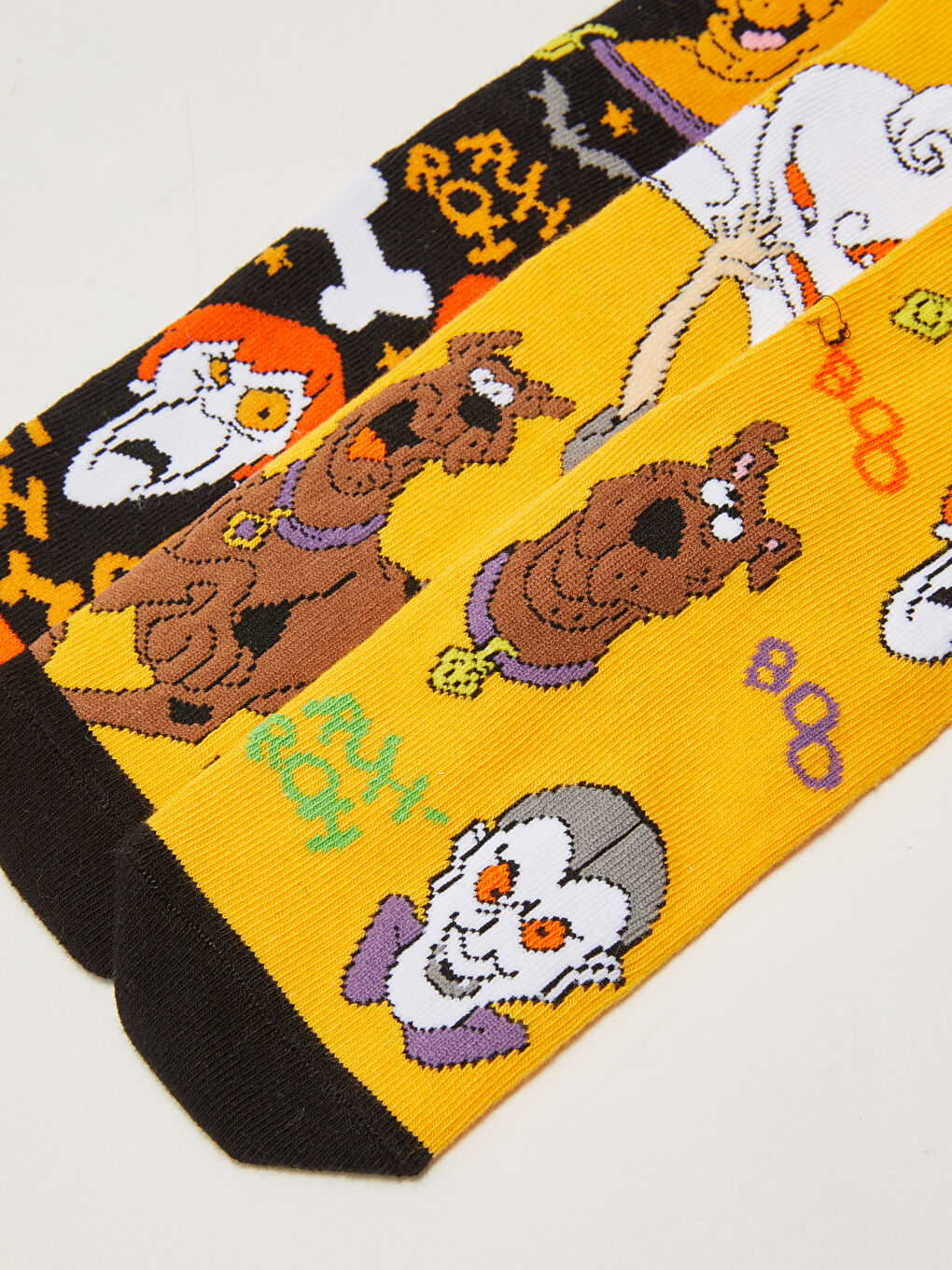 Scooby Doo Desenli Erkek Çocuk Soket Çorap 3'lü-3