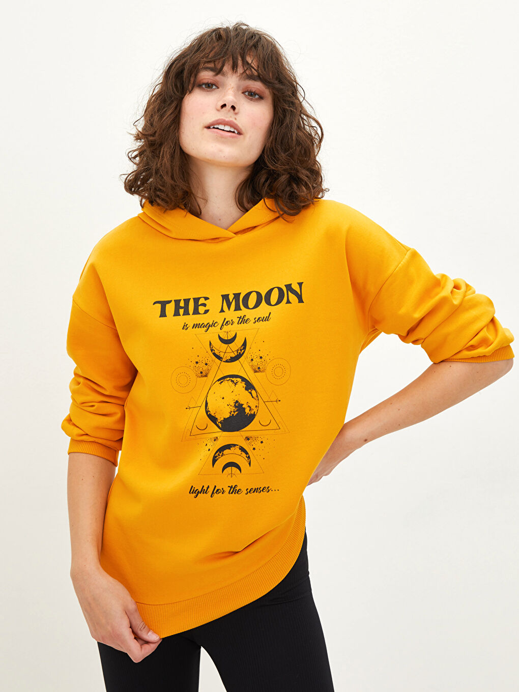 Худи Женское Толстое С Принтом