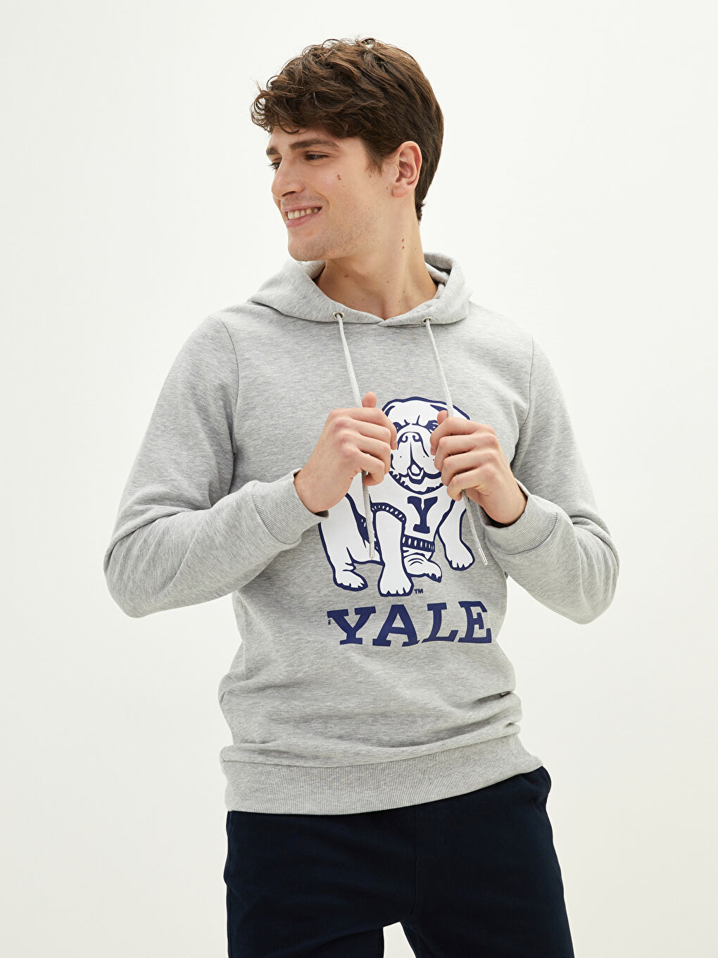 Худи Мужское С Длинным Рукавом С Принтом Толстое-2