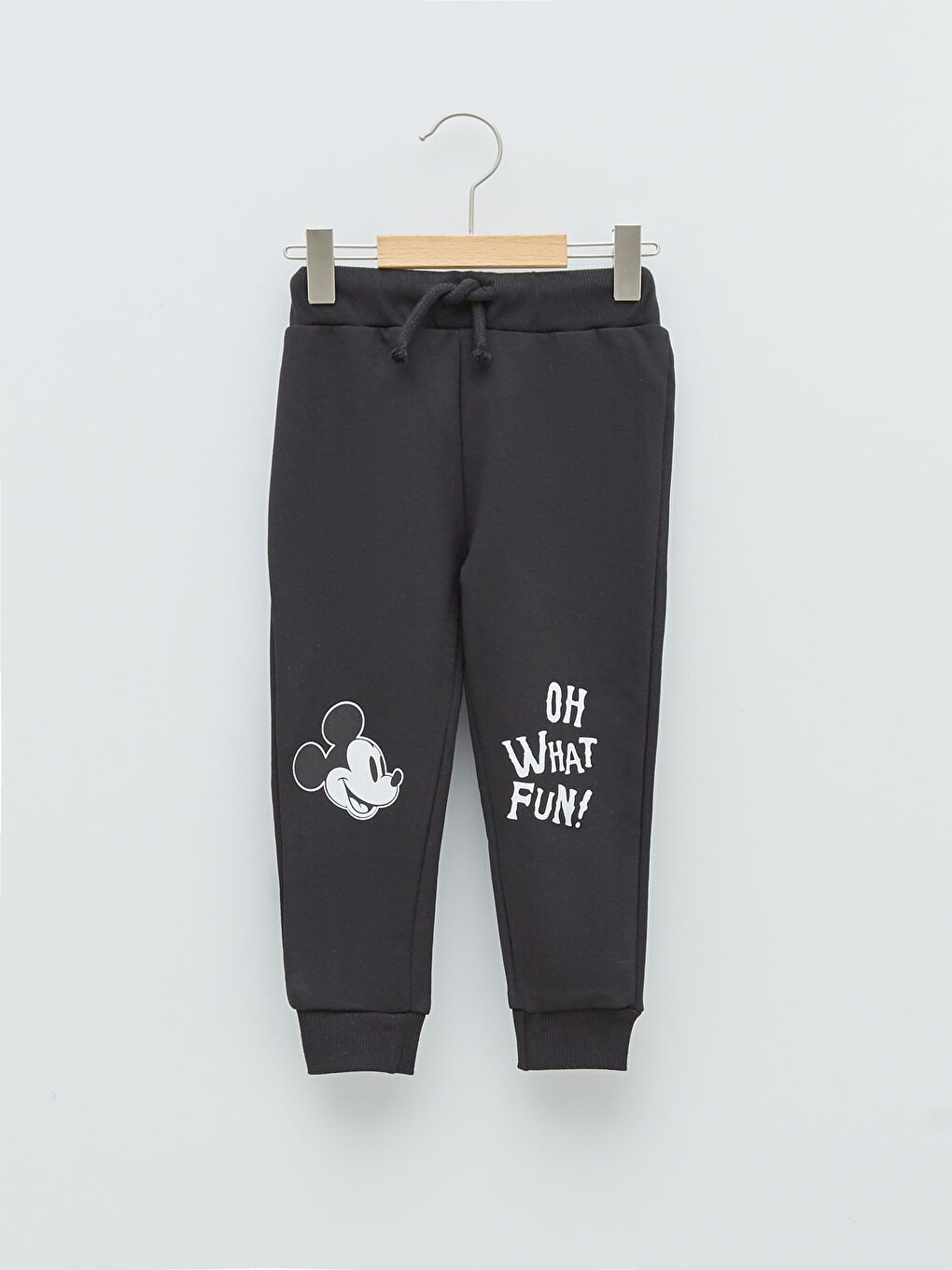 Elastic Waist Mickey Mouse Printed Baby Boy Jogger Sweatpants