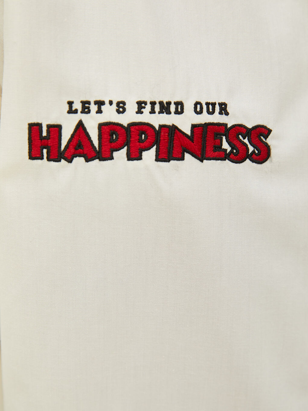 Bej Nakışlı Uzun Kollu Poplin Kadın Gömlek Tunik-8