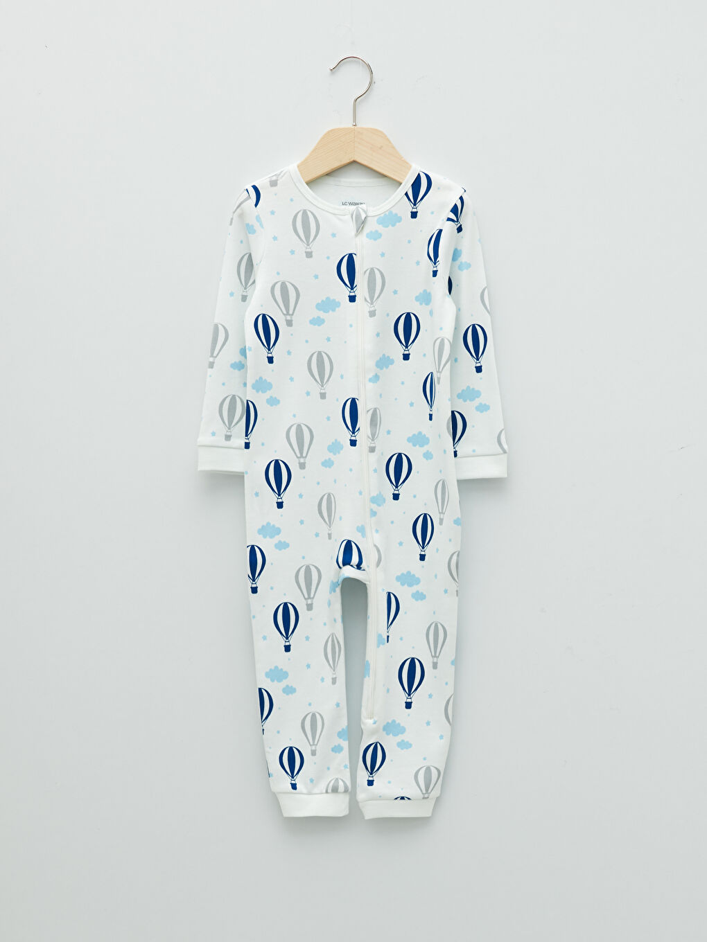 Combinaison Zippée pour Bébé Garçons à Col Rond et Manches Longues - Lot de 2-1