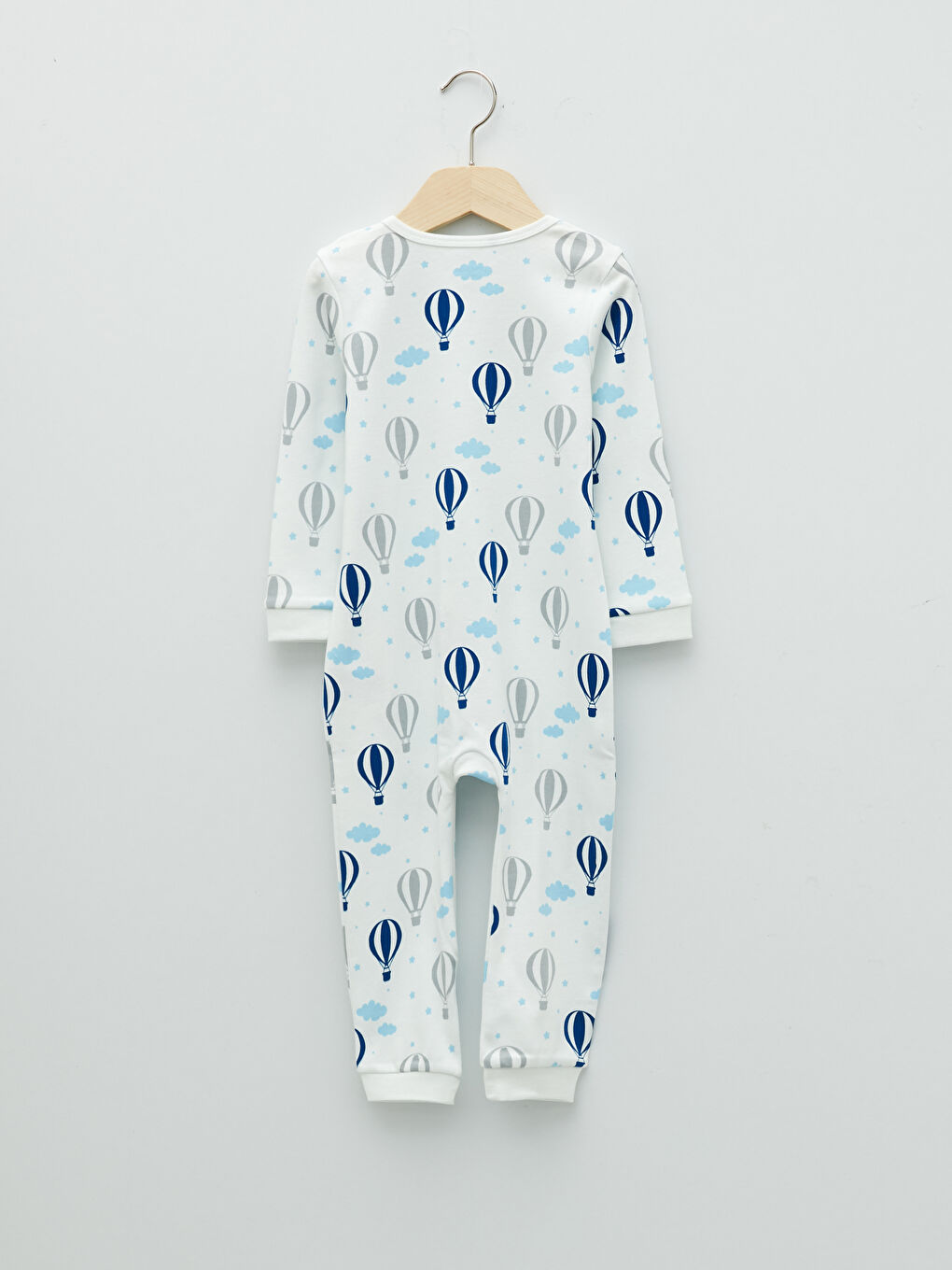 Combinaison Zippée pour Bébé Garçons à Col Rond et Manches Longues - Lot de 2-2