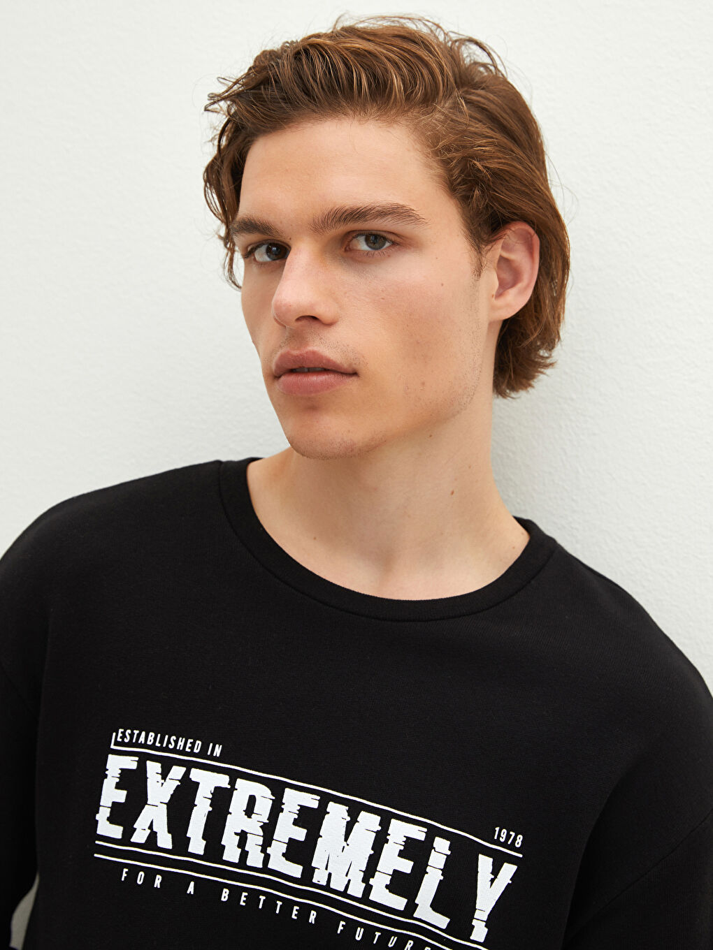 XSIDE Mann SCHWARZ Sweatshirt -W1FG91Z8-CVL