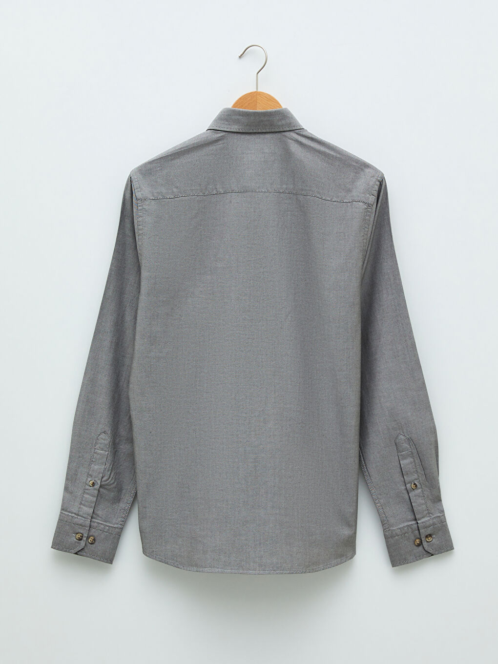 قميص رجالي قطن بأكمام طويلة وقصة ضيقة-6