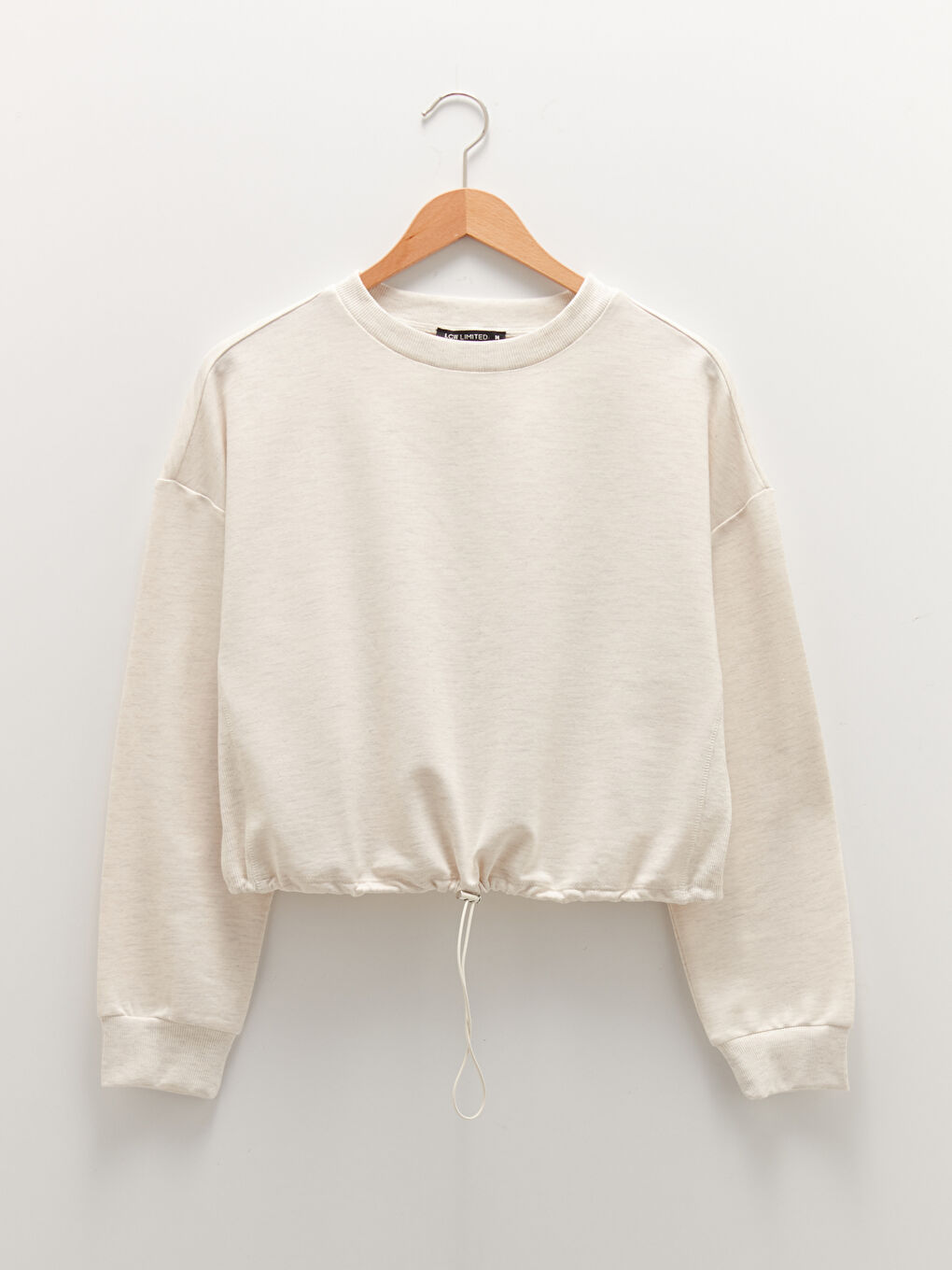 LCW Limited Crew Neck Plain Long Sleeve Women's Sweatshirt -W1FH71Z8-MXN