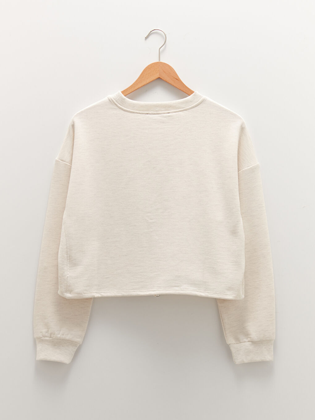 LCW Limited Crew Neck Plain Long Sleeve Women's Sweatshirt -W1FH71Z8-MXN