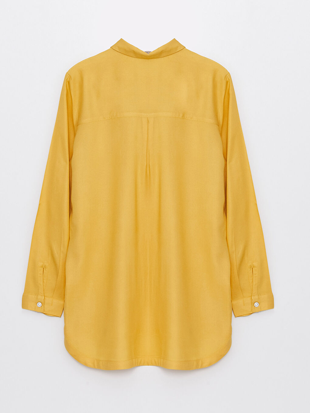 Plain Long Sleeve Women's Viscose Shirt-6