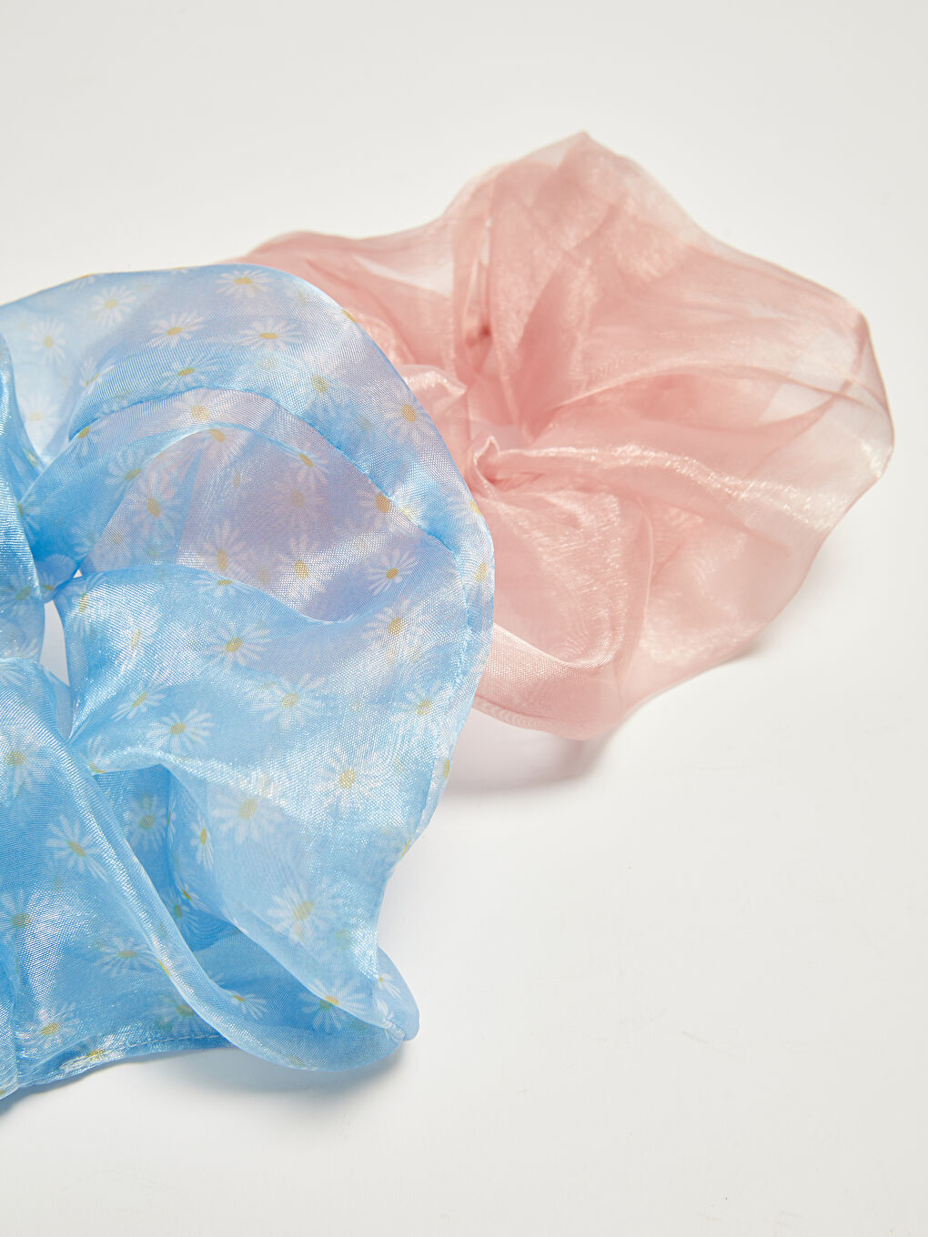 Karışık Kadın Şifon Saç Tokası 2'li-3