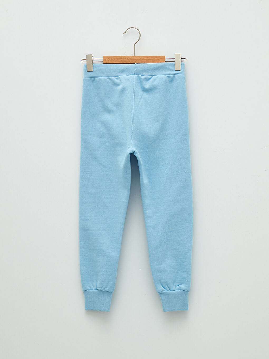 Mavi Beli Lastikli Baskılı Erkek Çocuk Jogger Eşofman Altı-1