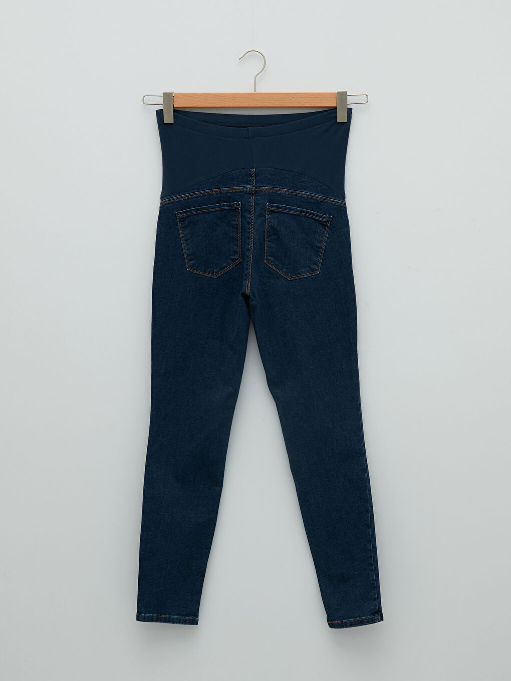 LCWAIKIKI Maternity Mercury Skinny Fit Straight Maternity Rodeo Jean Trousers with Abdominal Panels -W1FK38Z8-309