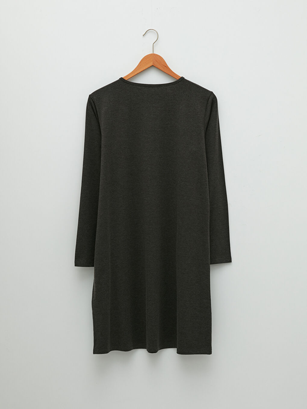 Crew Neck Printed Long Sleeve Women's Tunic-5