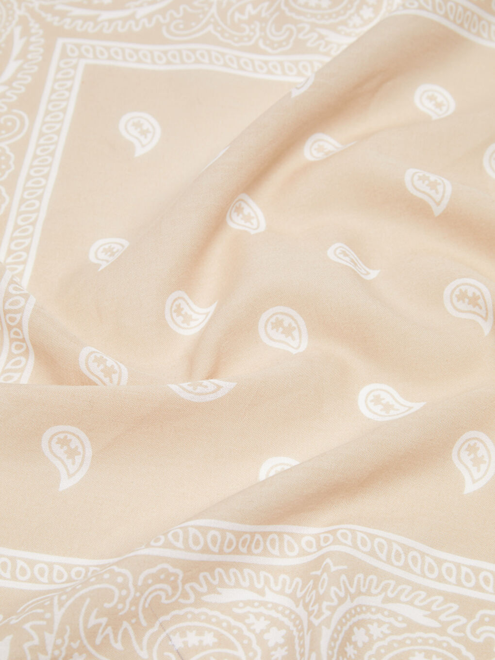 Haki Şal Desenli Erkek Bandana-12