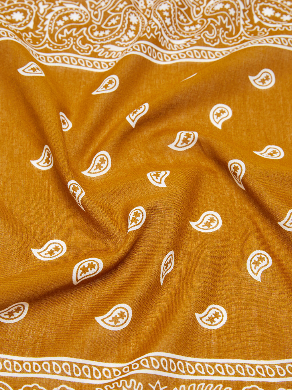 Haki Şal Desenli Erkek Bandana-13