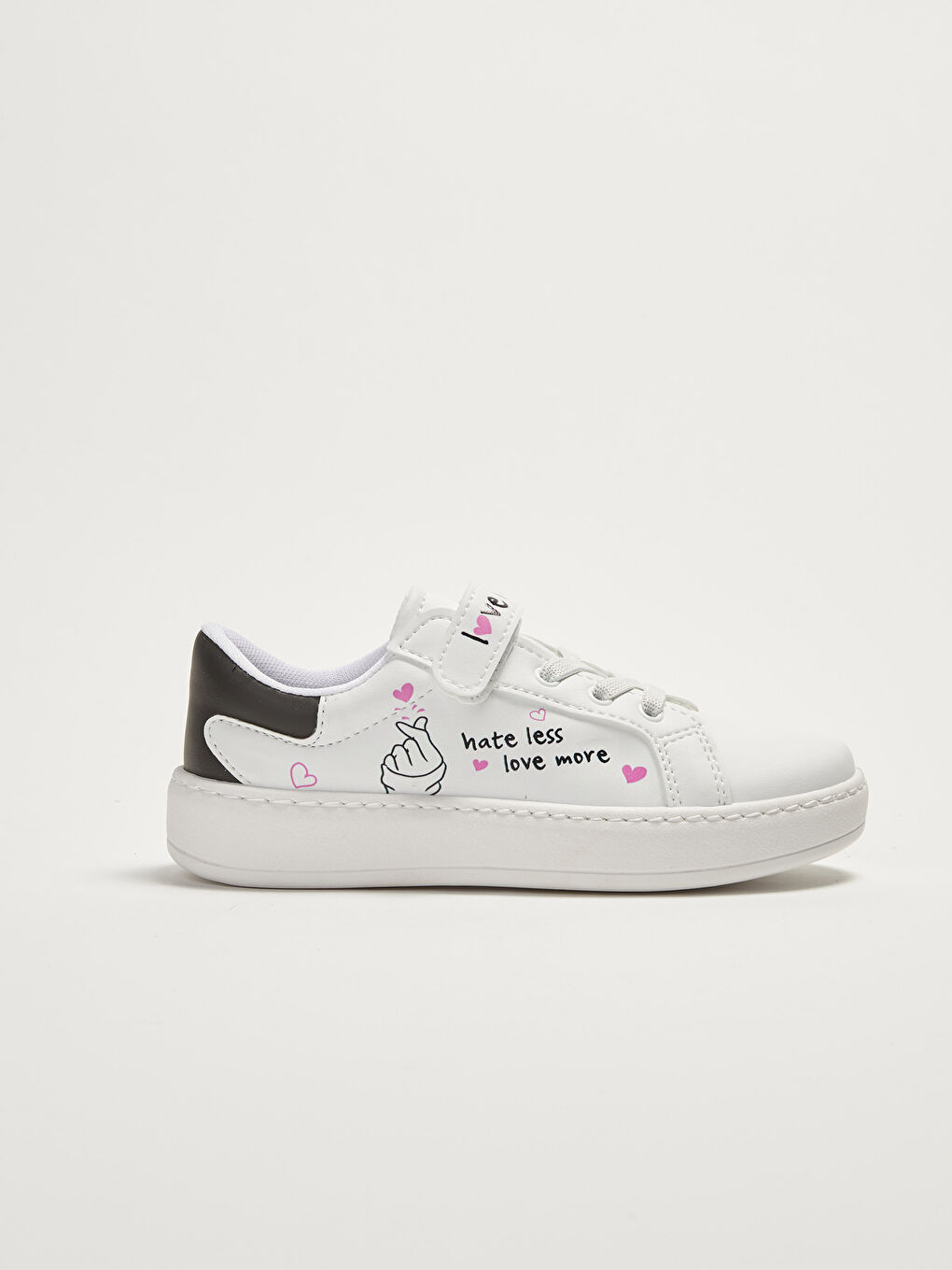 LCW STEPS Printed Hook and Loop Girls' Sneakers -W1FM34Z4-J5E