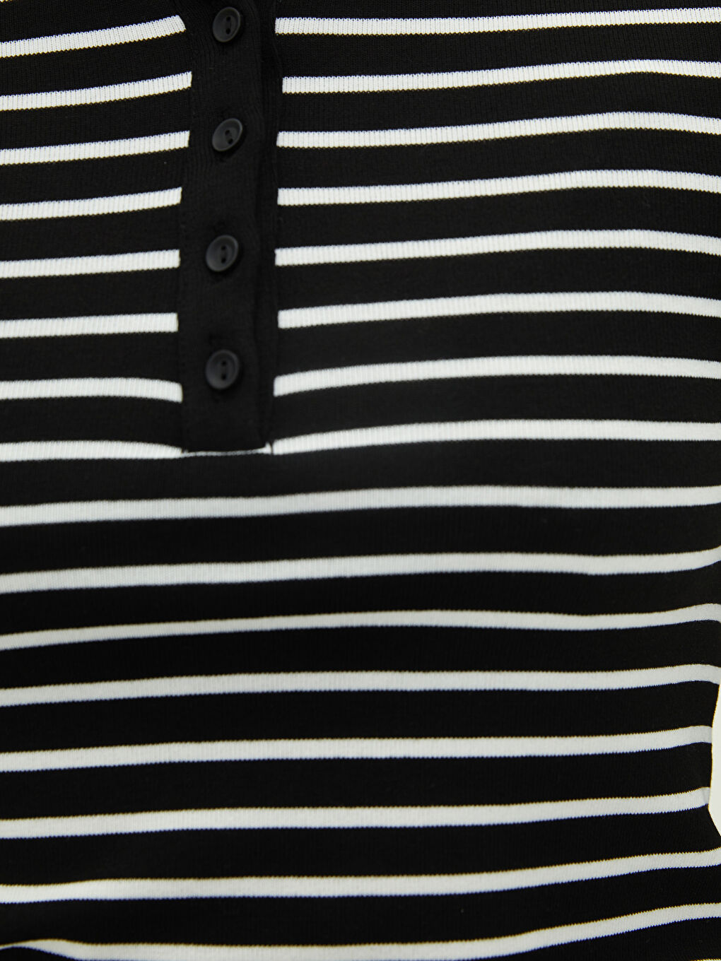 Crew Neck Striped Long Sleeve Women's T-Shirt-3