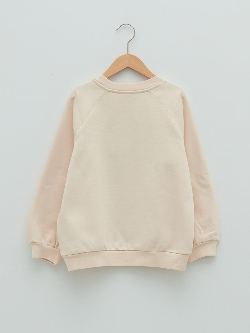 Crew Neck Printed Reversible Sequined Long Sleeve Girls' Sweatshirt-1