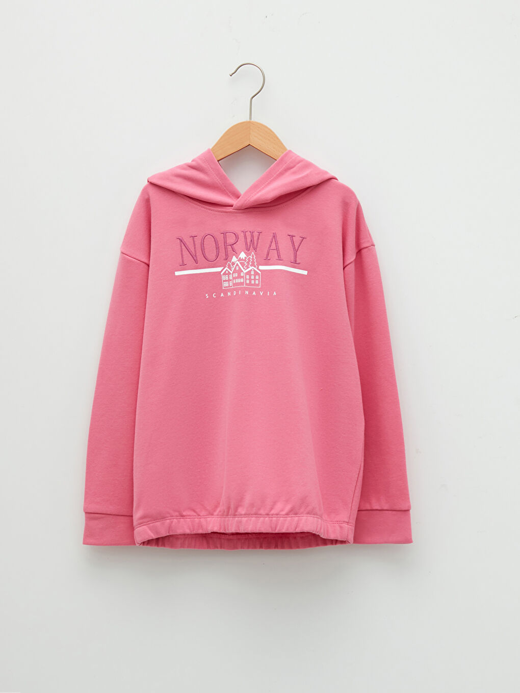 Sweat-shirt à Capuche Imprimé à Manches Longues pour Filles
