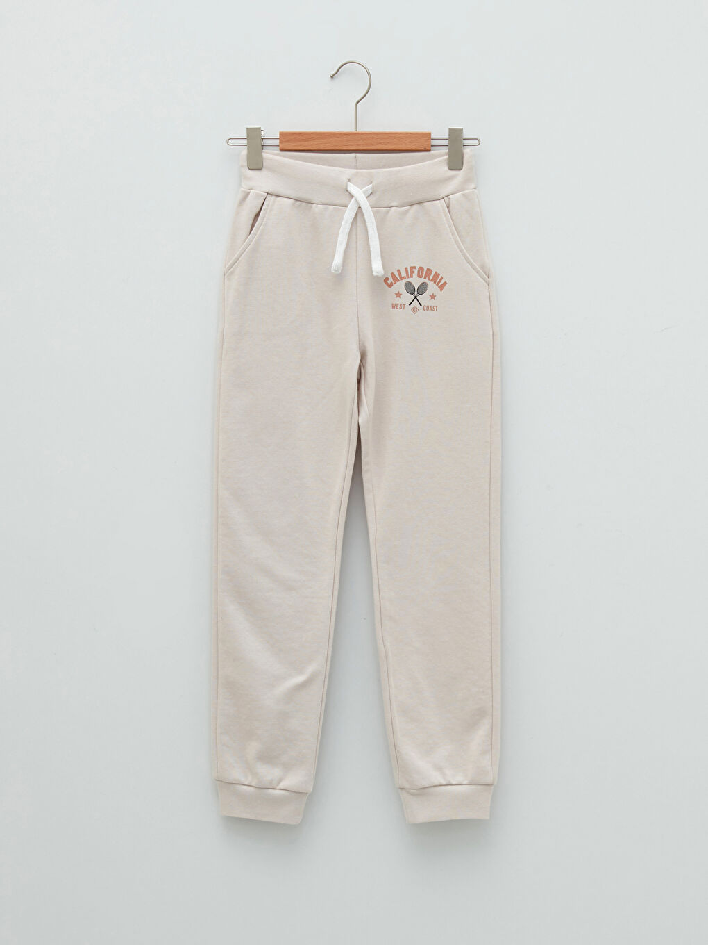 Elastic Waist Printed Girl Jogger Sweatpants