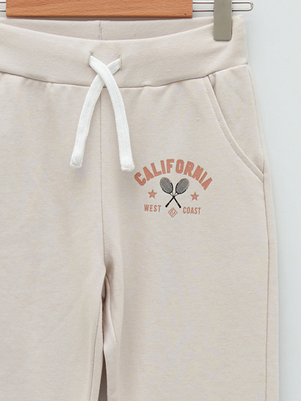 Elastic Waist Printed Girl Jogger Sweatpants-2