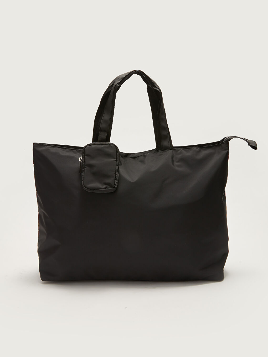 حقيبة يد للسيدات مع محفظة صغيرة إضافية من قماش المظلة-2