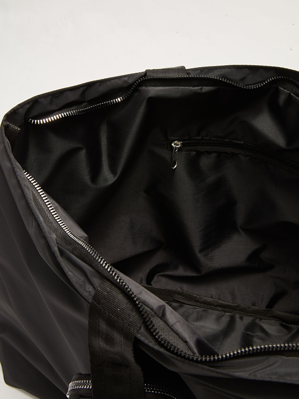 حقيبة يد للسيدات مع محفظة صغيرة إضافية من قماش المظلة-3