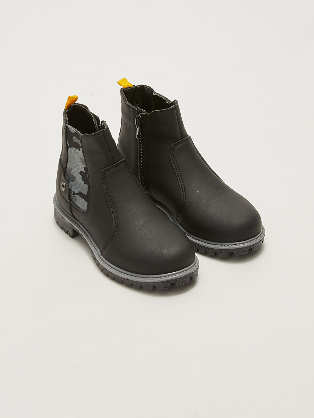 LCW STEPS Boys' Boot with Zipper and Elastic Sides -W1FO21Z4