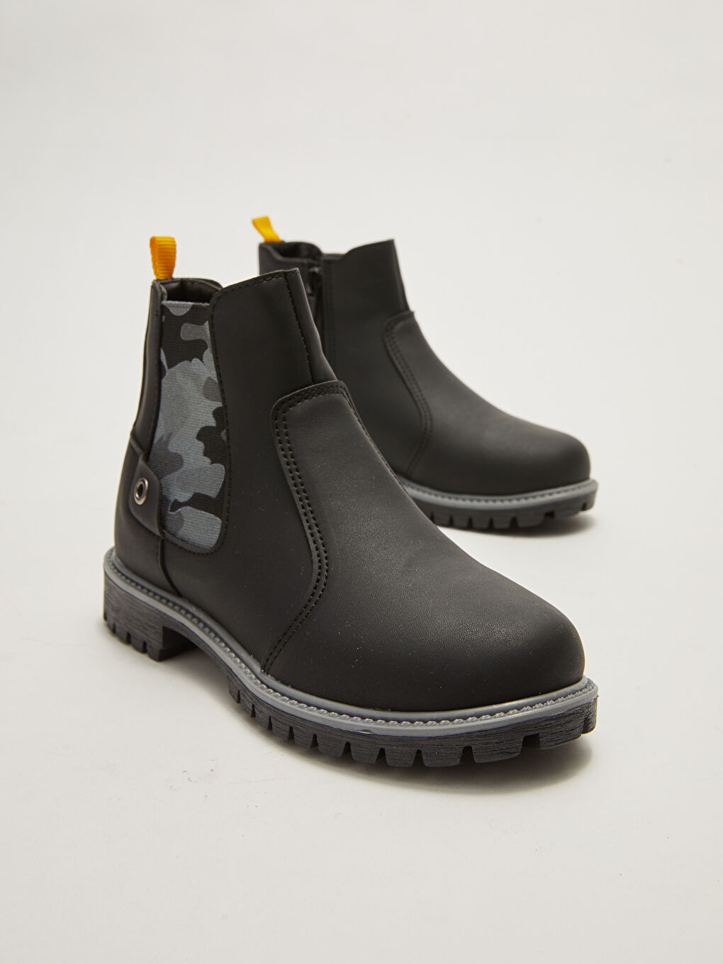 Stiefel für Jungen mit Reißverschluss und elastischen Seiten-2