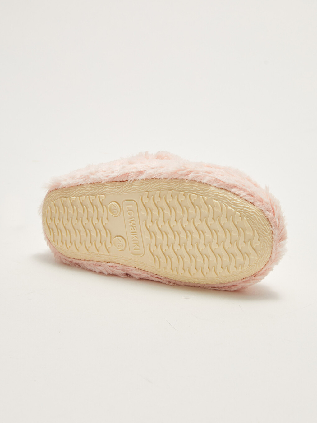 Embroidery Detailed Plush Baby Girl House Shoes-3