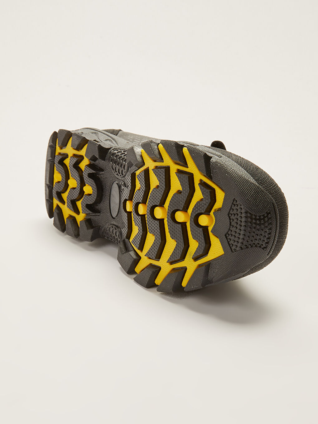 Siyah Bağcıklı Cırt Cırtlı Erkek Çocuk Trekking Ayakkabı-4