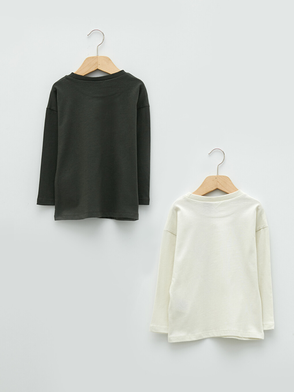 Lot de 2 T-shirts Bébé Garçon en Coton Imprimé Snoopy à Manches Longues et Col Rond-1